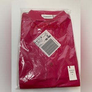 COPY - Chadwick’s Berry Pink Short Sleeve Button Up Blouse NWT Size 12